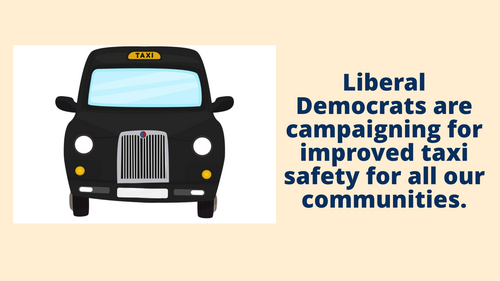 Campaign to improve taxi safety.