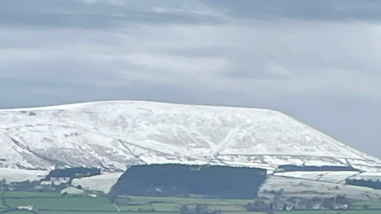 Pendle Hill, taken from Brierfield
